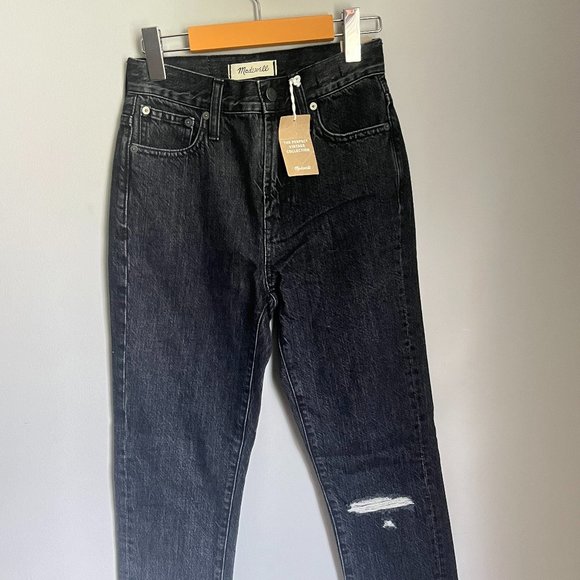 Madewell Black Perfect Vintage Jean - NWT - Picture 1 of 8